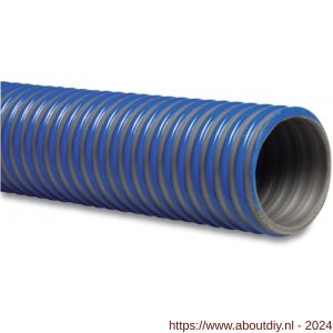 Mega spiraalslang PVC 127 mm 2,5 bar 0.7 bar blauw-grijs 25 m type Agriflex - A51057344 - afbeelding 1