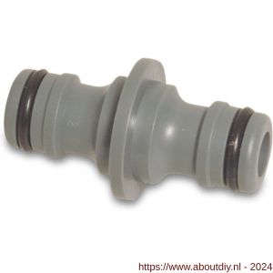 Hydro-Fit 2-weg slangkoppeling PVC-U mannelijk klik grijs TOC - A51056342 - afbeelding 1