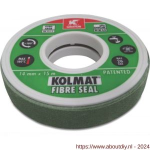 Griffon Fibre Seal 12 mm groen 15 m DVGW-GASTEC-WRAS type Kolmat - A51050036 - afbeelding 1