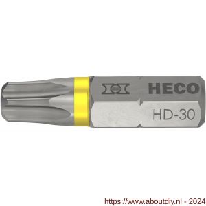Heco schroefbit Heco-Drive HD 30 kleur ring geel in blister 10 stuks - A50803389 - afbeelding 1