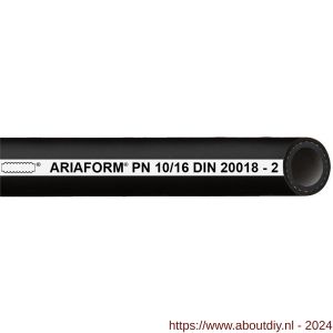 Baggerman Ariaform DIN 20018 persluchtslang 19x31 mm zwart glad - A50050983 - afbeelding 1
