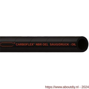Baggerman Carboflex UL Ohm uiterst flexibele en lichtgewicht olie- en benzine bestendige zuig- en persslang 76x88 mm - A50052333 - afbeelding 1
