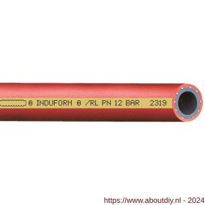 Baggerman Induform RL waterslang 13x19 mm PVC rubber rood glad - A50051128 - afbeelding 1