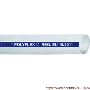 Baggerman Polyflex PVC perslucht compressorslang 15x21 mm met inlagen - A50051002 - afbeelding 1