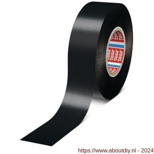 Tesa 4163 Tesaflex 33 m x 19 mm zwart Soft PVC tape - A11650258 - afbeelding 2
