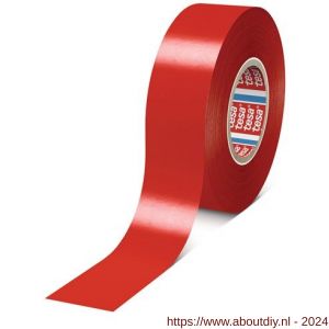 Tesa 4163 Tesaflex 33 m x 19 mm rood Soft PVC tape - A11650251 - afbeelding 2