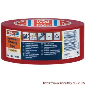 Tesa 4169 Tesaflex 100 m x 100 mm geel vloermarkeringstape premium - A11650074 - afbeelding 2