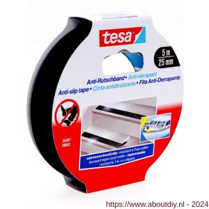 Tesa 55587 anti-slip tape 5 m x 25 mm zwart - A11650547 - afbeelding 1