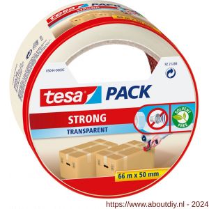 Tesa 5044 Tesapack Strong verpakkingstape transparant 66 m x 50 mm - A11650377 - afbeelding 1