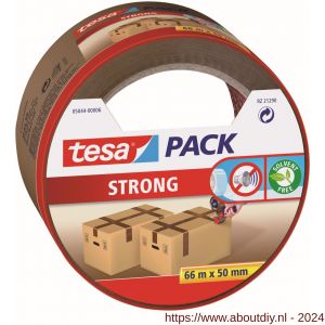 Tesa 5044 Tesapack Strong verpakkingstape bruin 66 m x 50 mm - A11650378 - afbeelding 1