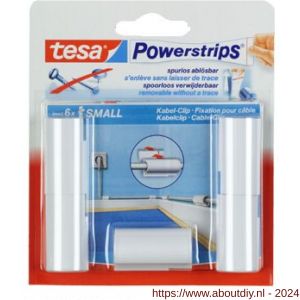 Tesa 58035 Powerstrips kabelclip wit - A11650495 - afbeelding 2