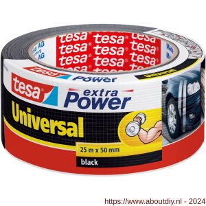 Tesa 56388 Extra Power Universal tape zwart 25 m x 50 mm - A11650361 - afbeelding 1