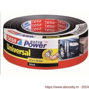 Tesa 56389 Extra Power Universal tape zwart 50 m x 50 mm - A11650363 - afbeelding 1