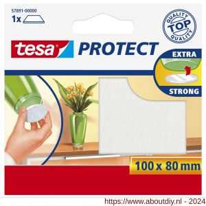 Tesa 57891 Protect vilt wit 8 cm x 10 cm - A11650396 - afbeelding 1
