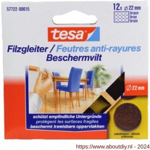 Tesa 57893 Protect vilt bruin 22 mm - A11650418 - afbeelding 2