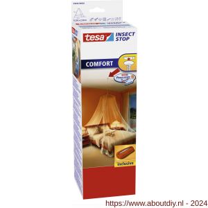 Tesa 55836 Comfort klamboe wit met plafondhaak 12,5 x 2,5 m - A11650599 - afbeelding 1