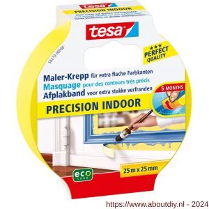 Tesa 56270 Precision Indoor afplakband 25 m x 25 mm - A11650436 - afbeelding 1