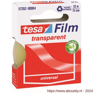 Tesa 57352 Tesafilm transparant plakband 33 m x 15 mm - A11650623 - afbeelding 1