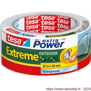 Tesa 56395 Extra Power Extreme Outdoor reparatietape 20 m x 48 mm transparant - A11650579 - afbeelding 1