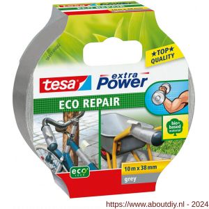 Tesa 56431 Extra Power Eco Repair textieltape 10 m x 38 mm grijs - A11650627 - afbeelding 1