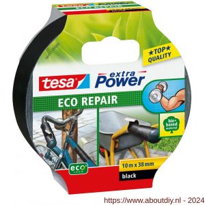 Tesa 56431 Extra Power Eco Repair textieltape 10 m x 38 mm zwart - A11650632 - afbeelding 1