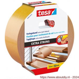 Tesa 5696 tapijttape extra sterk 25 m x 50 mm - A11650388 - afbeelding 1