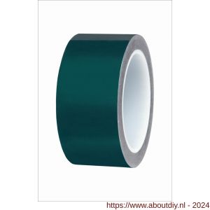 Tesa 50600 Tesaband 66 m x 50 mm groen polyester-silicone masking tape - A11650130 - afbeelding 1