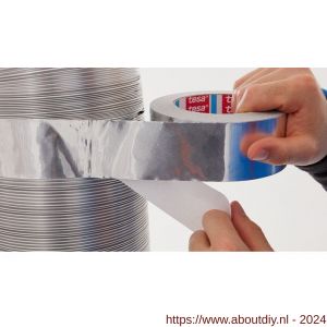 Tesa 63652 Tesaband 50 m x 50 mm aluminium aluminium tape Premium - A11650005 - afbeelding 3