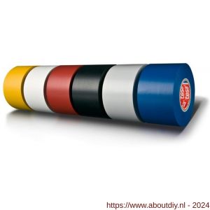 Tesa 4163 Tesaflex 33 m x 19 mm grijs Soft PVC tape - A11650249 - afbeelding 2