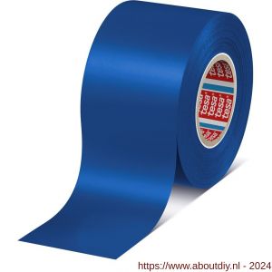 Tesa 4163 Tesaflex 33 m x 50 mm blauw Soft PVC tape - A11650246 - afbeelding 1