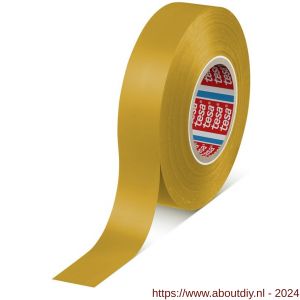 Tesa 4163 Tesaflex 33 m x 19 mm geel Soft PVC tape - A11650247 - afbeelding 1