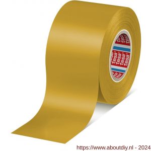 Tesa 4163 Tesaflex 33 m x 50 mm geel Soft PVC tape - A11650248 - afbeelding 1