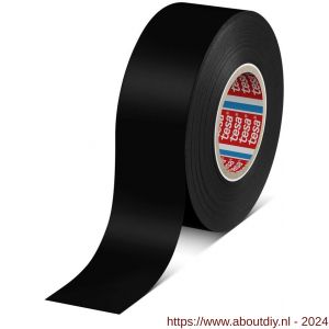Tesa 4163 Tesaflex 33 m x 30 mm zwart Soft PVC tape - A11650260 - afbeelding 1