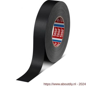 Tesa 4651 Tesaband 50 m x 30 mm zwart premium textieltape - A11650165 - afbeelding 1