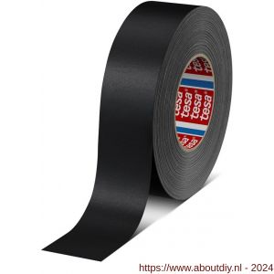 Tesa 4651 Tesaband 50 m x 50 mm zwart premium textieltape - A11650176 - afbeelding 1