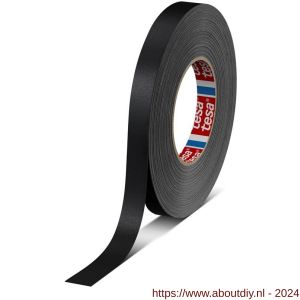 Tesa 4651 Tesaband 50 m x 15 zwart premium textieltape - A11650152 - afbeelding 1