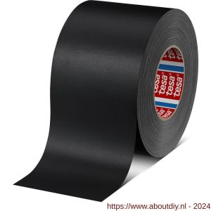 Tesa 4651 Tesaband 50 m x 100 mm zwart premium textieltape - A11650181 - afbeelding 1