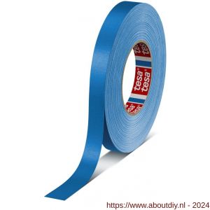 Tesa 4651 Tesaband 50 m x 19 mm blauw premium textieltape - A11650154 - afbeelding 1