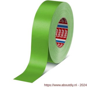 Tesa 4651 Tesaband 50 m x 50 mm groen premium textieltape - A11650173 - afbeelding 1