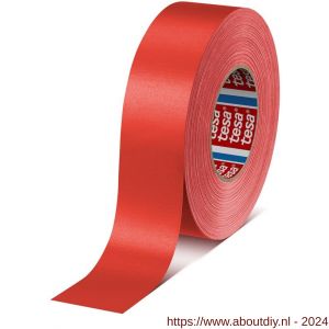 Tesa 4651 Tesaband 50 m x 50 mm rood premium textieltape - A11650174 - afbeelding 1