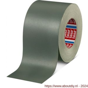Tesa 4657 Tesaband 50 m x 100 mm grijs temperatuurbestendige textieltape - A11650192 - afbeelding 2