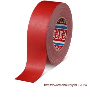 Tesa 4671 Tesaband 50 m x 50 mm rood acrylgecoate textieltape - A11650202 - afbeelding 1