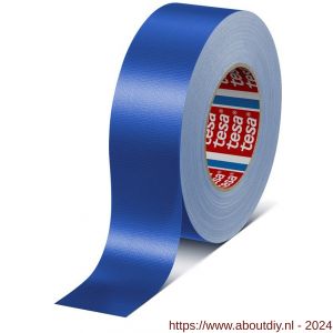 Tesa 4688 Tesaband 50 m x 50 mm blauw standaard polyethyleengecoate textieltape - A11650203 - afbeelding 1