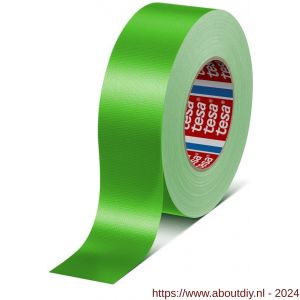 Tesa 4688 Tesaband 50 m x 50 mm groen standaard polyethyleengecoate textieltape - A11650210 - afbeelding 1