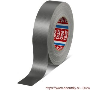 Tesa 4688 Tesaband 50 m x 38 mm grijs standaard polyethyleengecoate textieltape - A11650206 - afbeelding 1