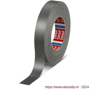 Tesa 4688 Tesaband 50 m x 25 mm grijs standaard polyethyleengecoate textieltape - A11650205 - afbeelding 1