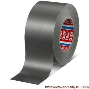 Tesa 4688 Tesaband 50 m x 75 mm grijs standaard polyethyleengecoate textieltape - A11650209 - afbeelding 1
