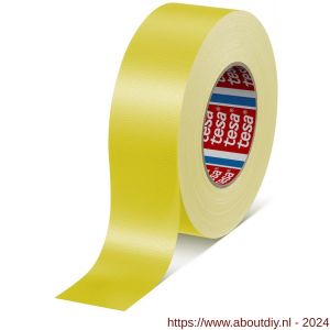 Tesa 4688 Tesaband 50 m x 50 mm geel standaard polyethyleengecoate textieltape - A11650204 - afbeelding 1