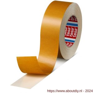 Tesa 4964 Tesafix 25 m x 50 mm wit dubbelzijdige tape met textielen drager - A11650235 - afbeelding 1
