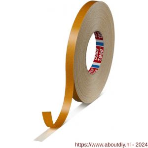 Tesa 4964 Tesafix 50 m x 15 mm wit dubbelzijdige tape met textielen drager - A11650230 - afbeelding 1